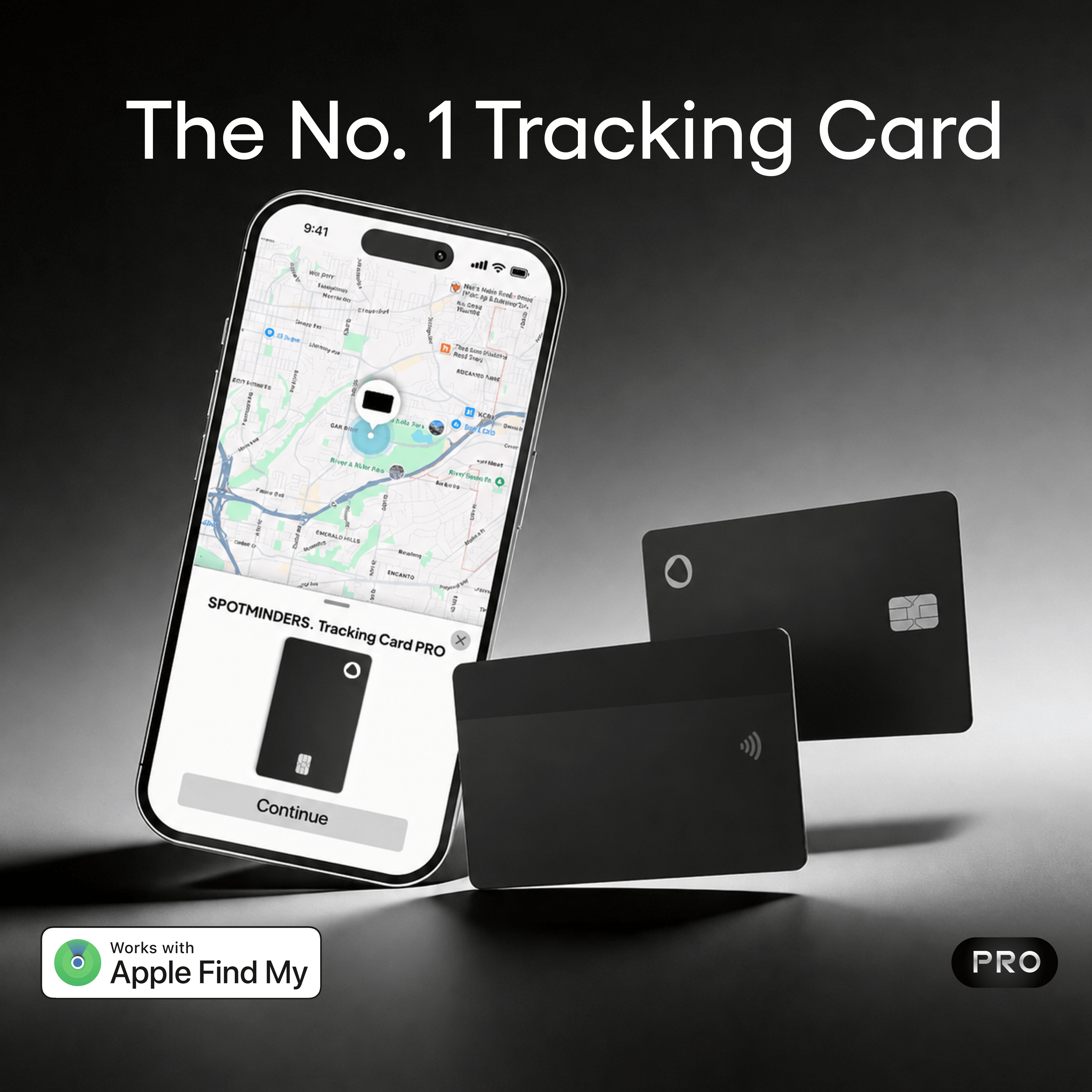 Spotminders. Tracking Card PRO