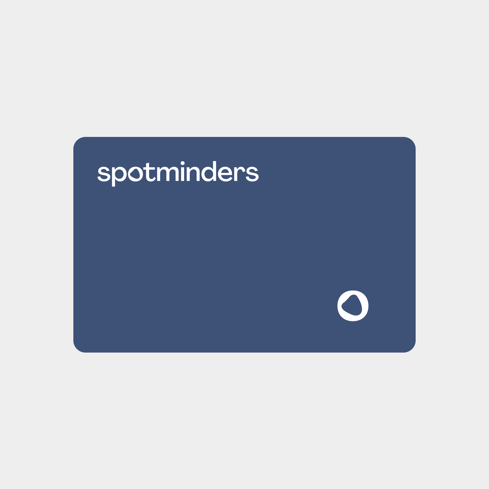 Spotminders. Tracking Card
