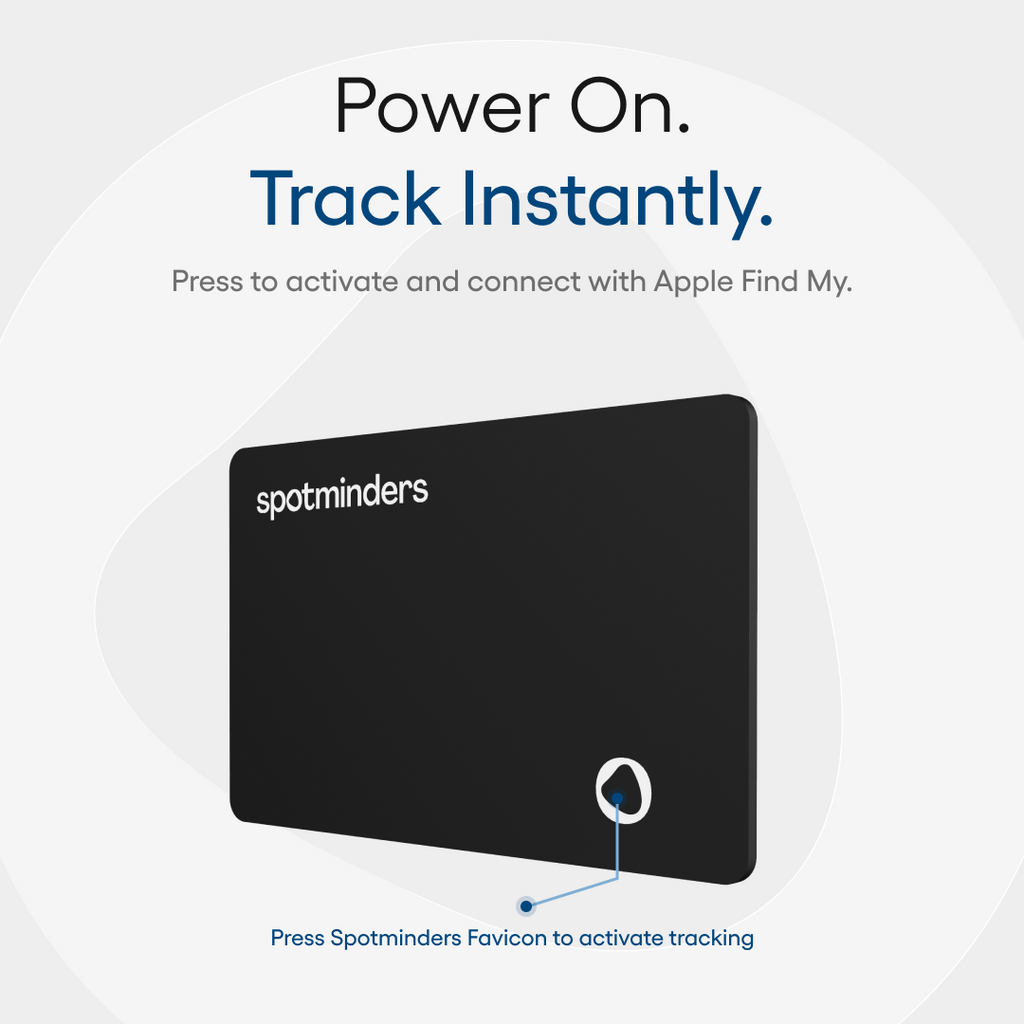 Spotminders. Tracking Card