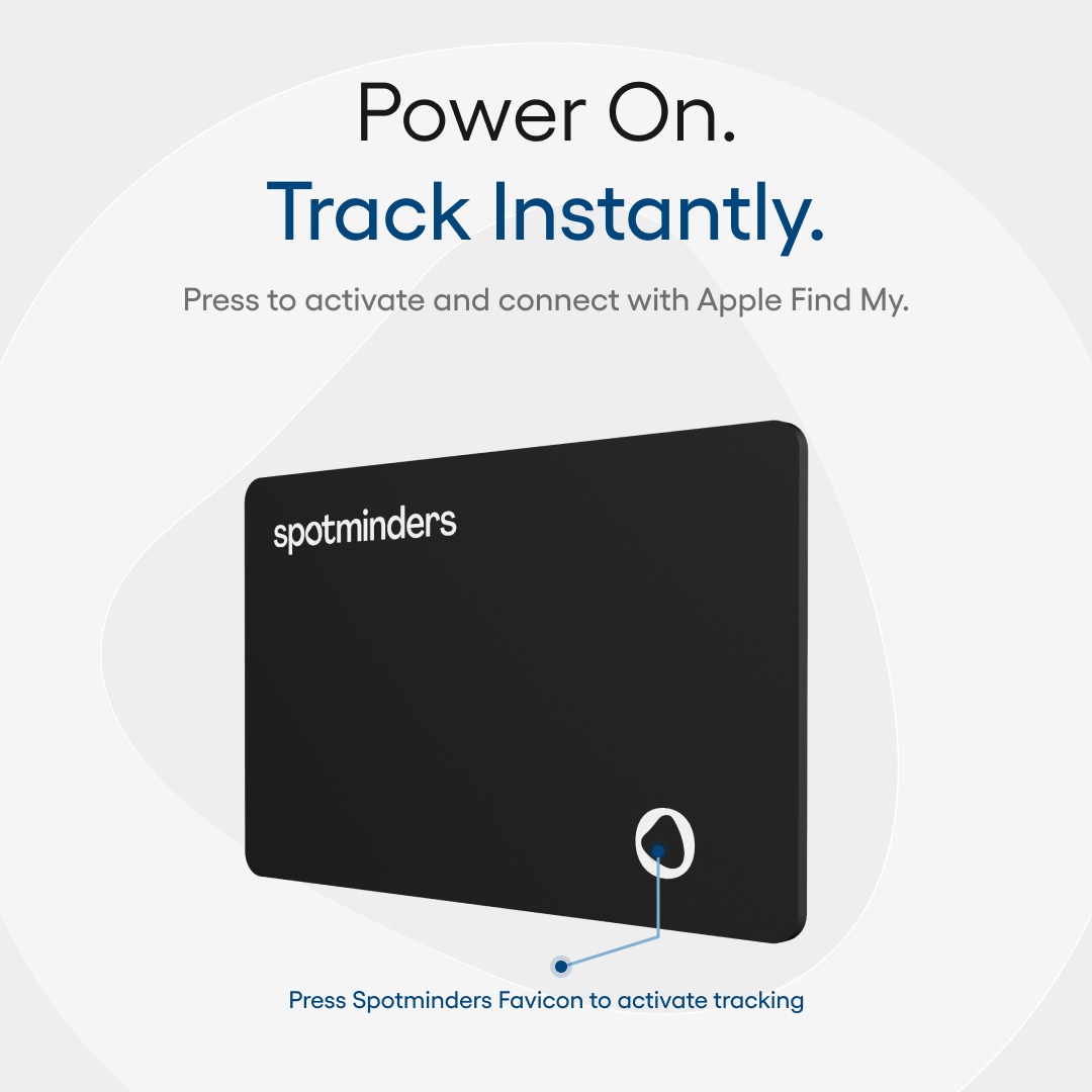 Spotminders. Tracking Card