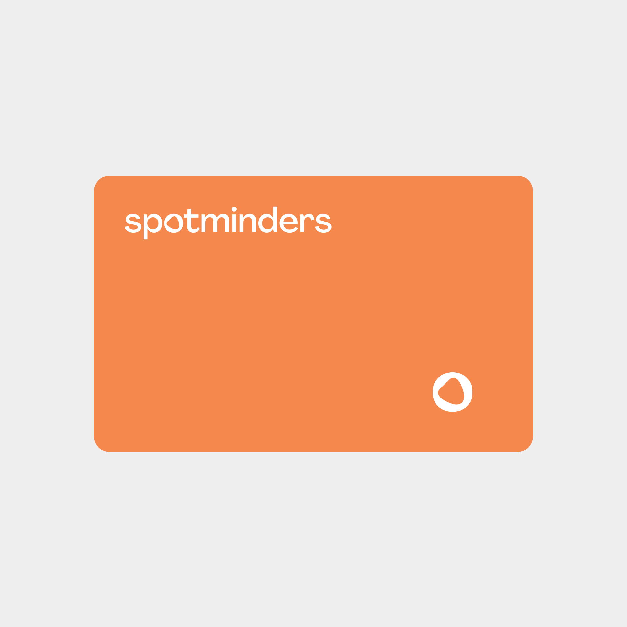 Spotminders. Tracking Card