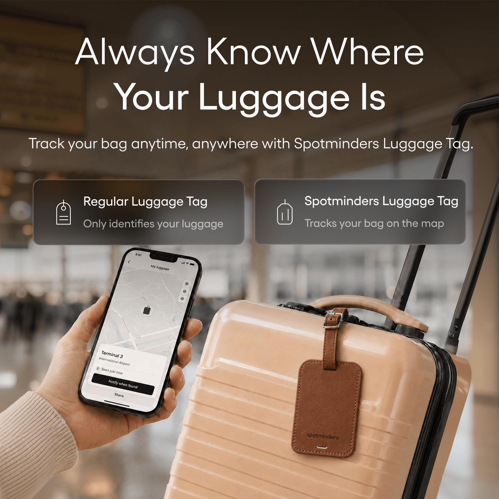 Trackable Luggage Tag
